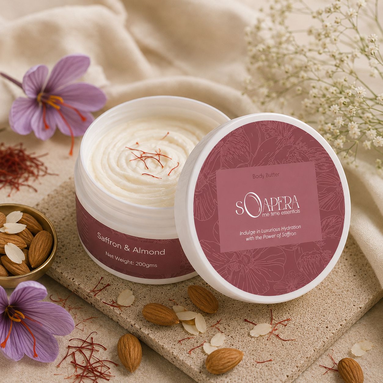 Saffron & Almond Body Butter